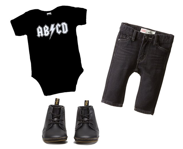 rock star baby outfit