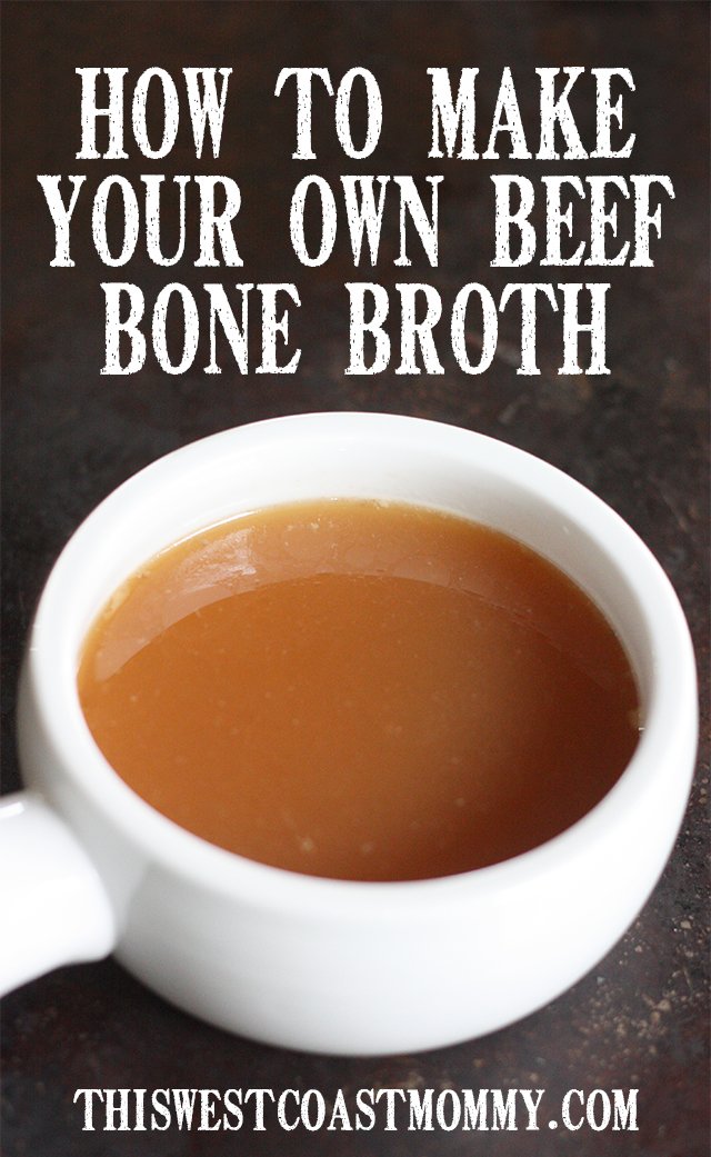 Make your own beef bone broth