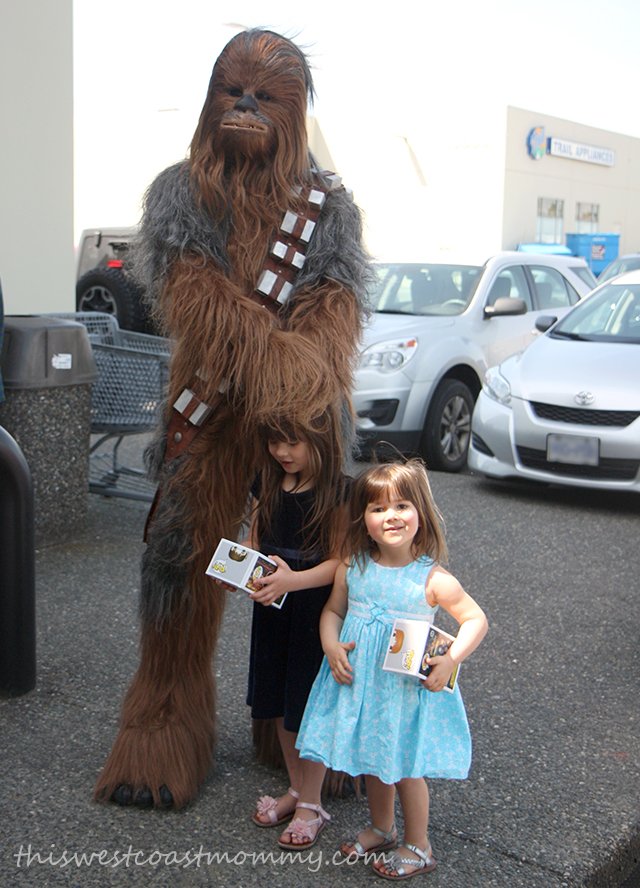 Chewbacca and the girls