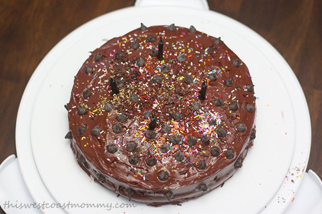 Sprinkles birthday cake