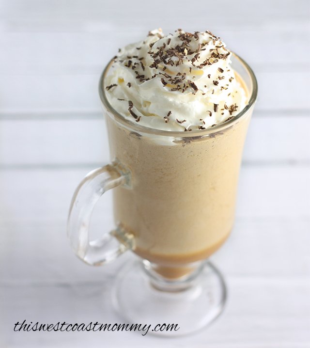 This Coffee Coconut Frappe is low in sugar and paleo-friendly (leave off the whipped cream for a dairy-free treat). The perfect frosty pick-me-up for summer!