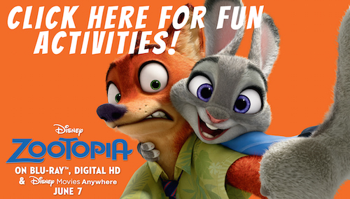 Zootopia Activities | This West Coast Mommy