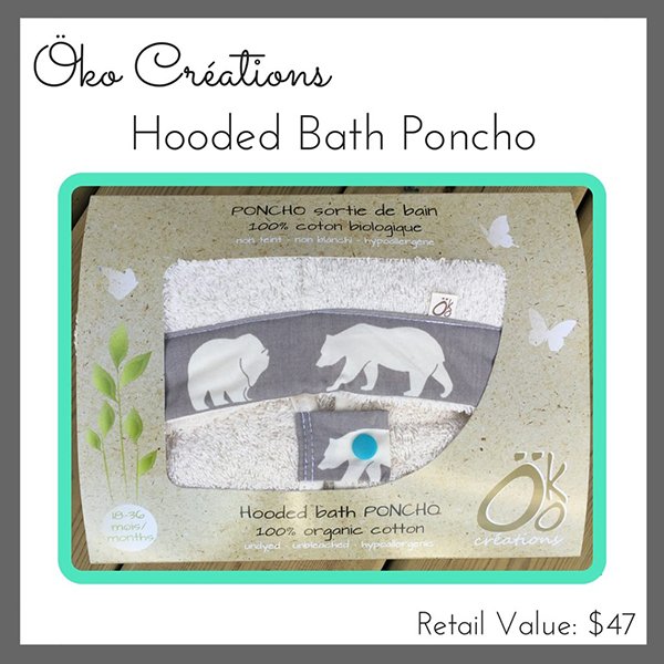 Oko Creations hooded bath poncho