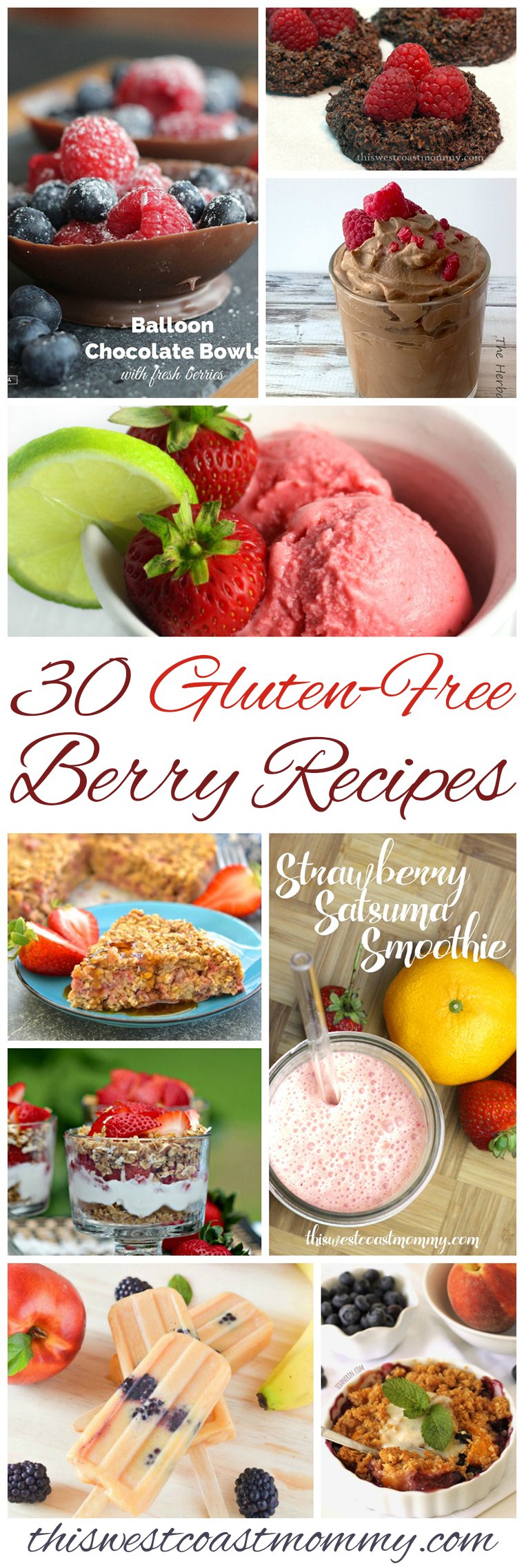 Celebrate the summer sunshine and berry season with 30 of the most delicious gluten-free berry recipes around!