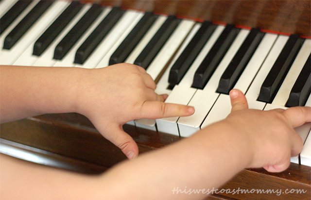 piano playing