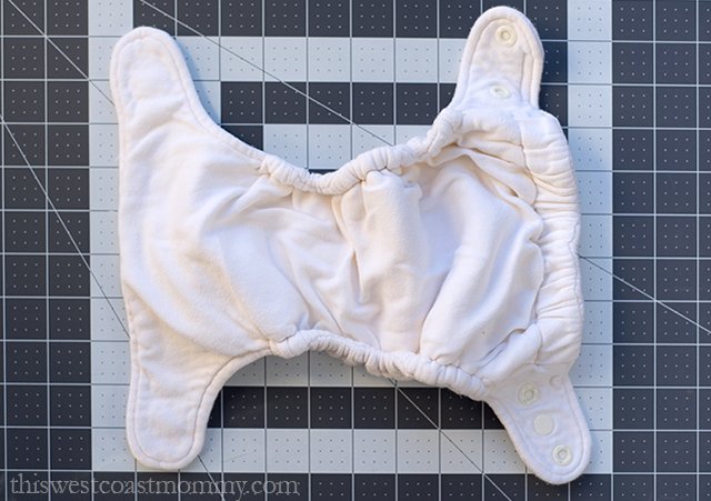 The Dimple Diaper from Bummis is the best of both worlds when it comes to absorbency and simplicity.