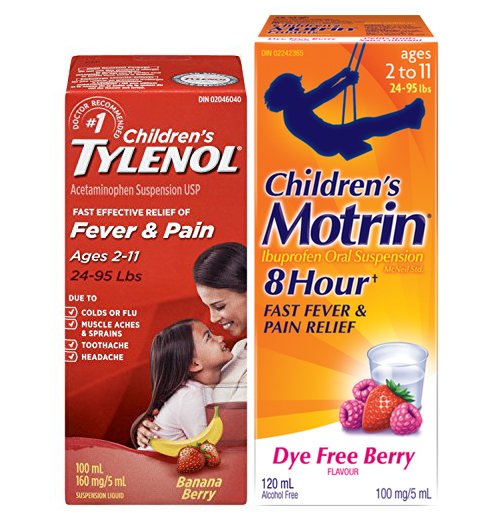 Children's Tylenol and Children's Motrin