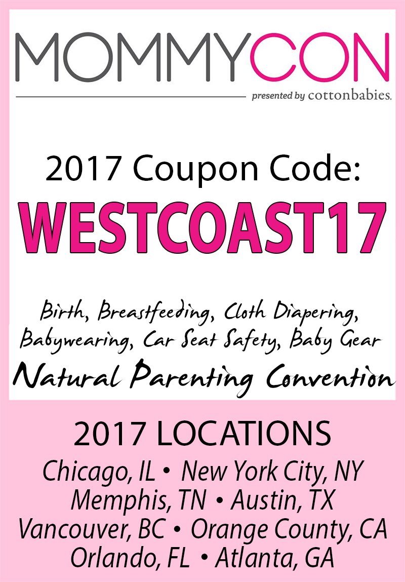 Get $5 off your MommyCon ticket with WESTCOAST17