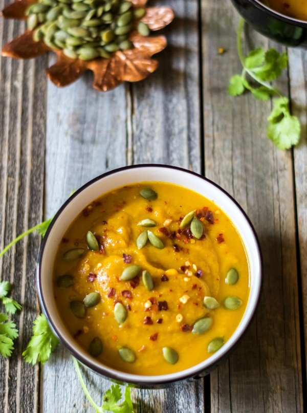 Curried Sweet Potato Soup - Intoxicated on Life