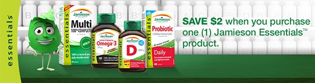 Save $2 when you purchase one Jamieson Essentials product.