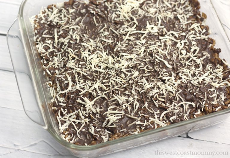 Chocolate Almond Butter Rice Krispies Squares This West Coast Mommy