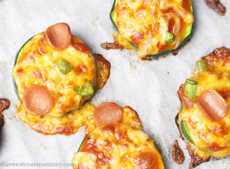 These mini zucchini pizzas are a quick and healthy bite-sized appetizer everyone will love!